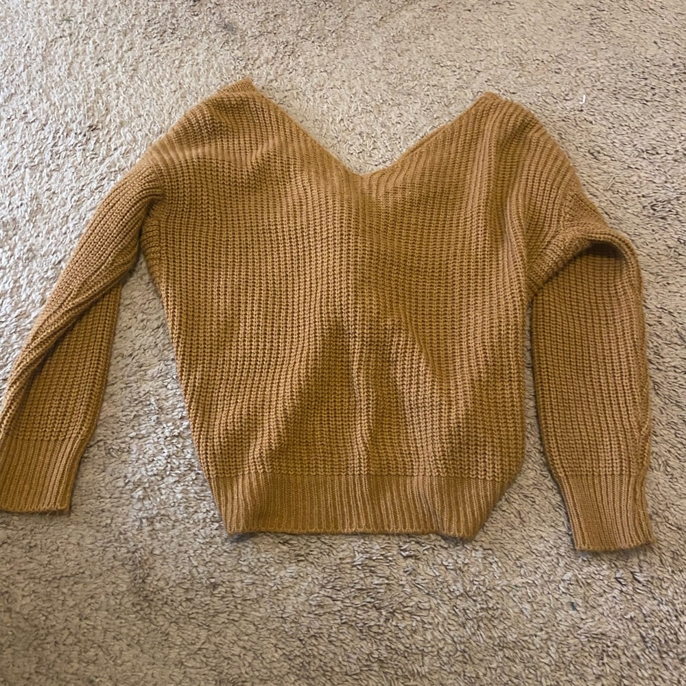 Women's Tan Sweater